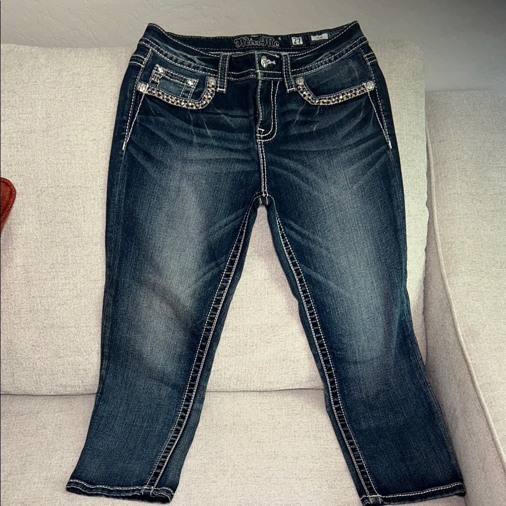 MissMe Women’s Dark Blue Jeans